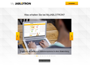 MyJablotron Web Self Service